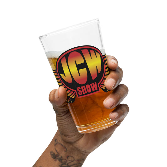 JCW Shaker pint glass