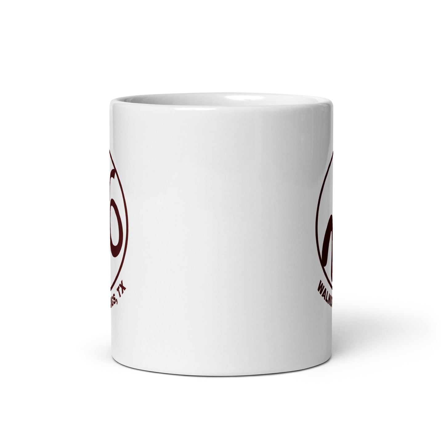 W6 Ranch White glossy mug