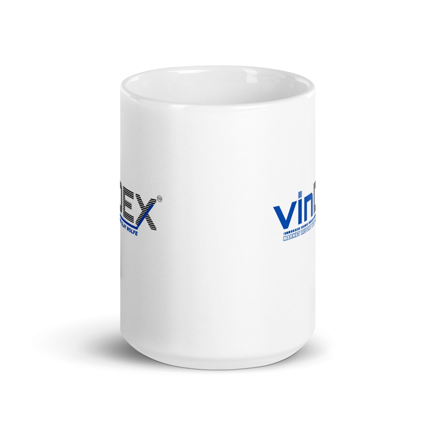 VinDex White glossy mug