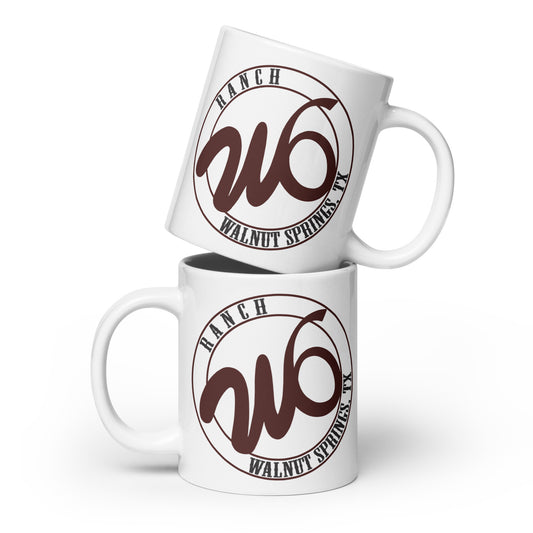 W6 RANCH - White glossy mug